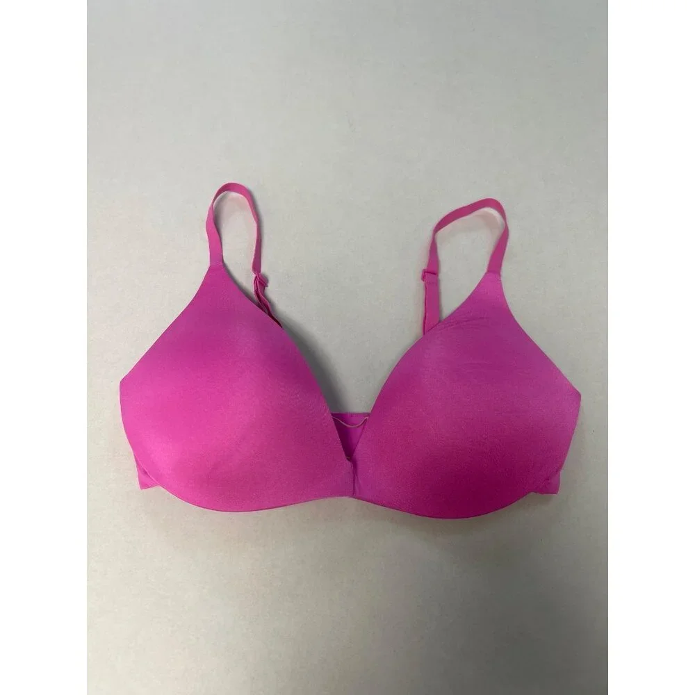 SKIMS Wireless Form Super Push-Up Bra Neon Orchid Size 34C NWT - Picture 4 of 7